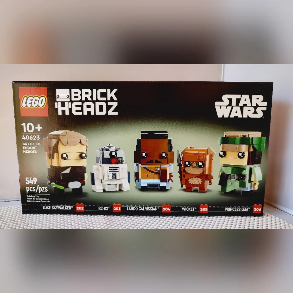 Lego Brick Headz Star Wars 40623 Battle of the Endor Heroes NWT Building Toy Set